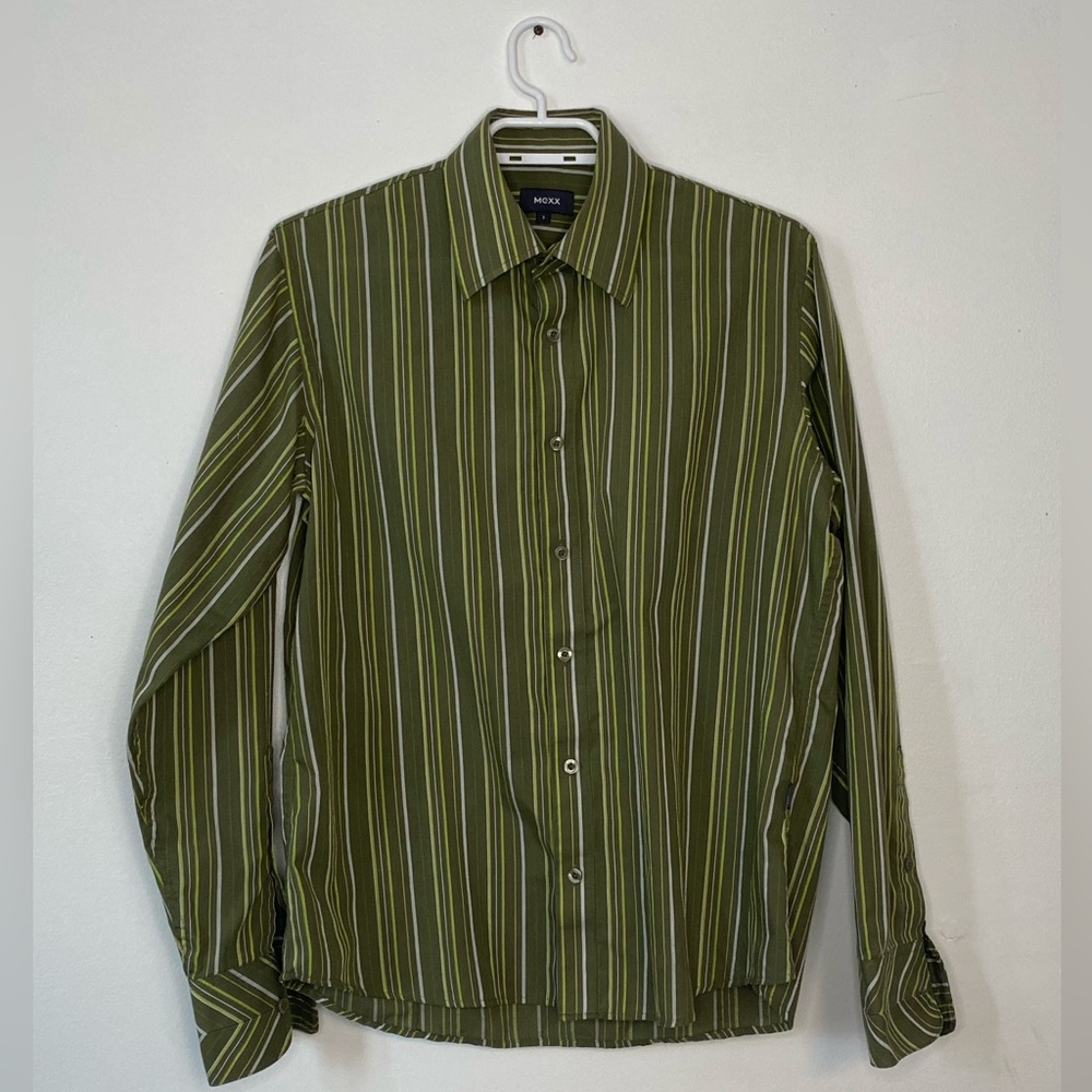 MEXX - Green Men's Button Down Blouse - Size Small